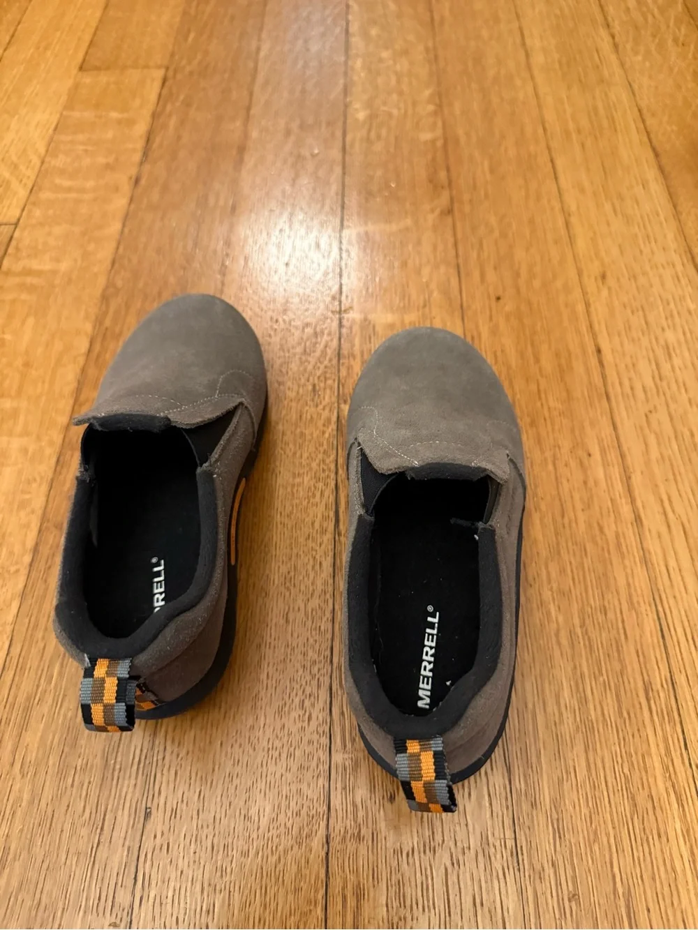 Merrell Men's Grey Slip-On Suede Casual Loafers